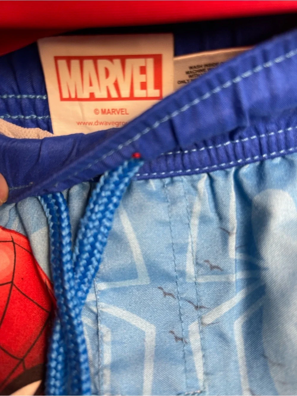 Marvel Boys' Spider-Man Red & Blue Swim Set
